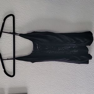 Fang Black tank with Sequins